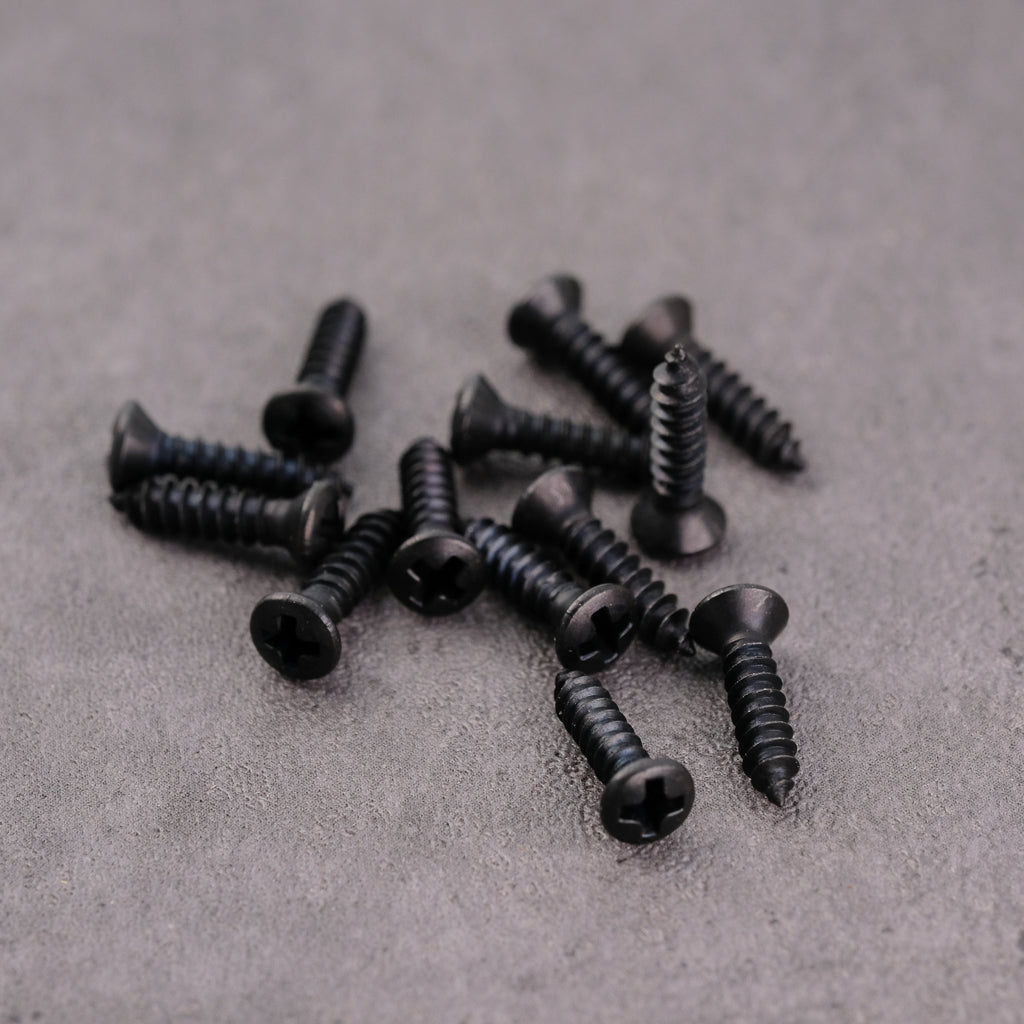 Pickguard Mounting Screws (for Fender) - Black