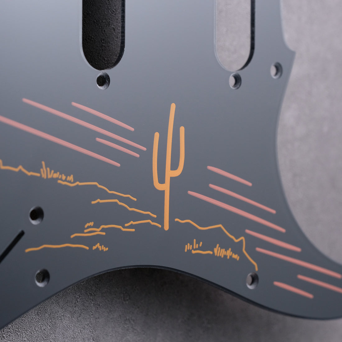 THE LONER - Stratocaster Pickguard - in Black