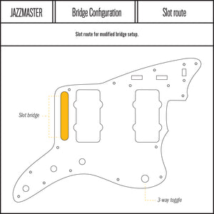 Jaws ~ Pe'ahi - Jazzmaster Pickguard - in Ivory