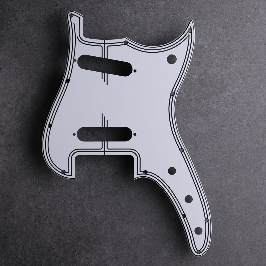 Streamline - Duosonic S/S Pickguard - White/Black/White - DECOBOOM