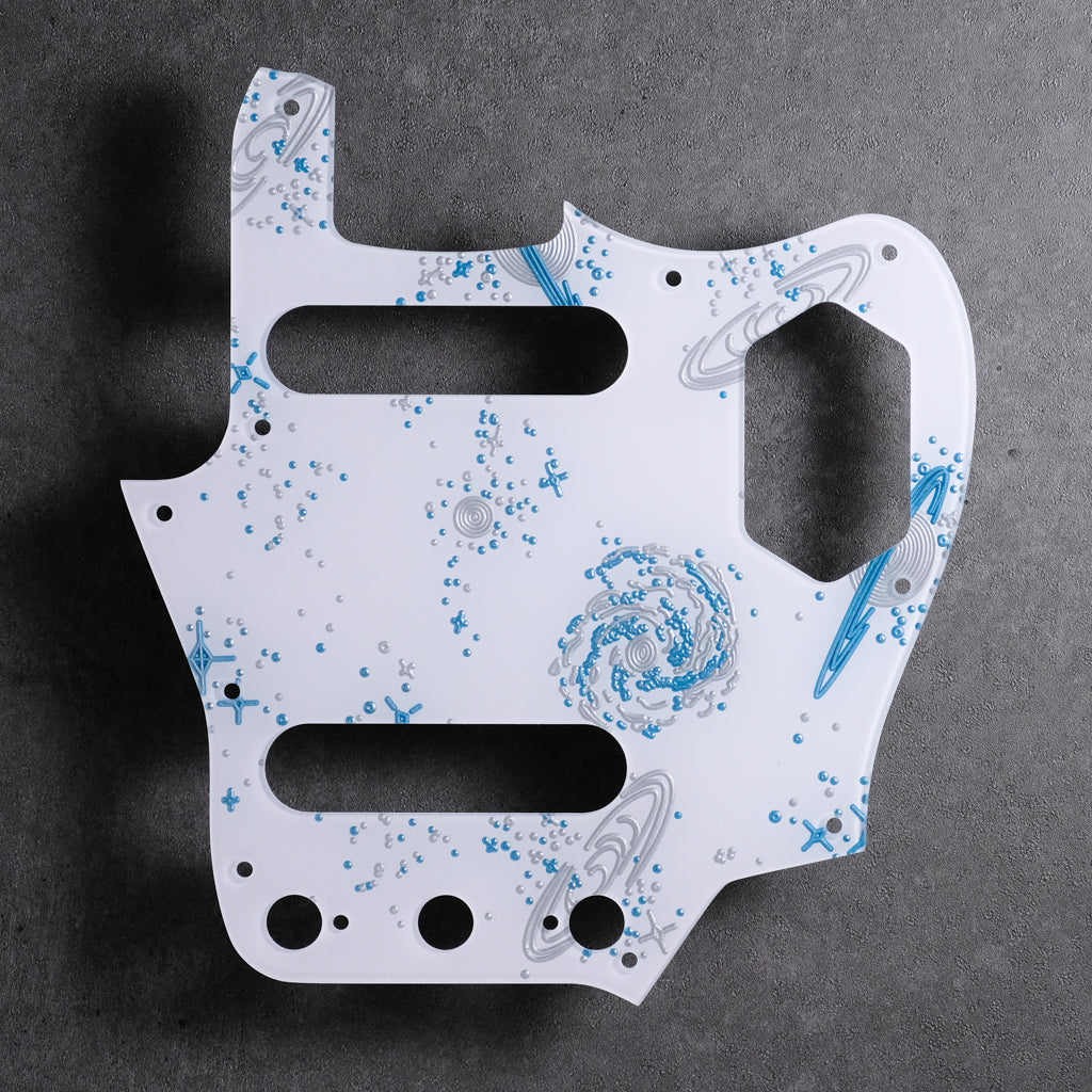 Space Oddity - Jaguar Pickguard - White