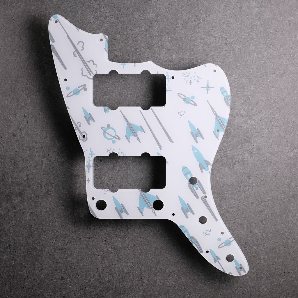 Rocket 88 - Jazzmaster Pickguard - in White