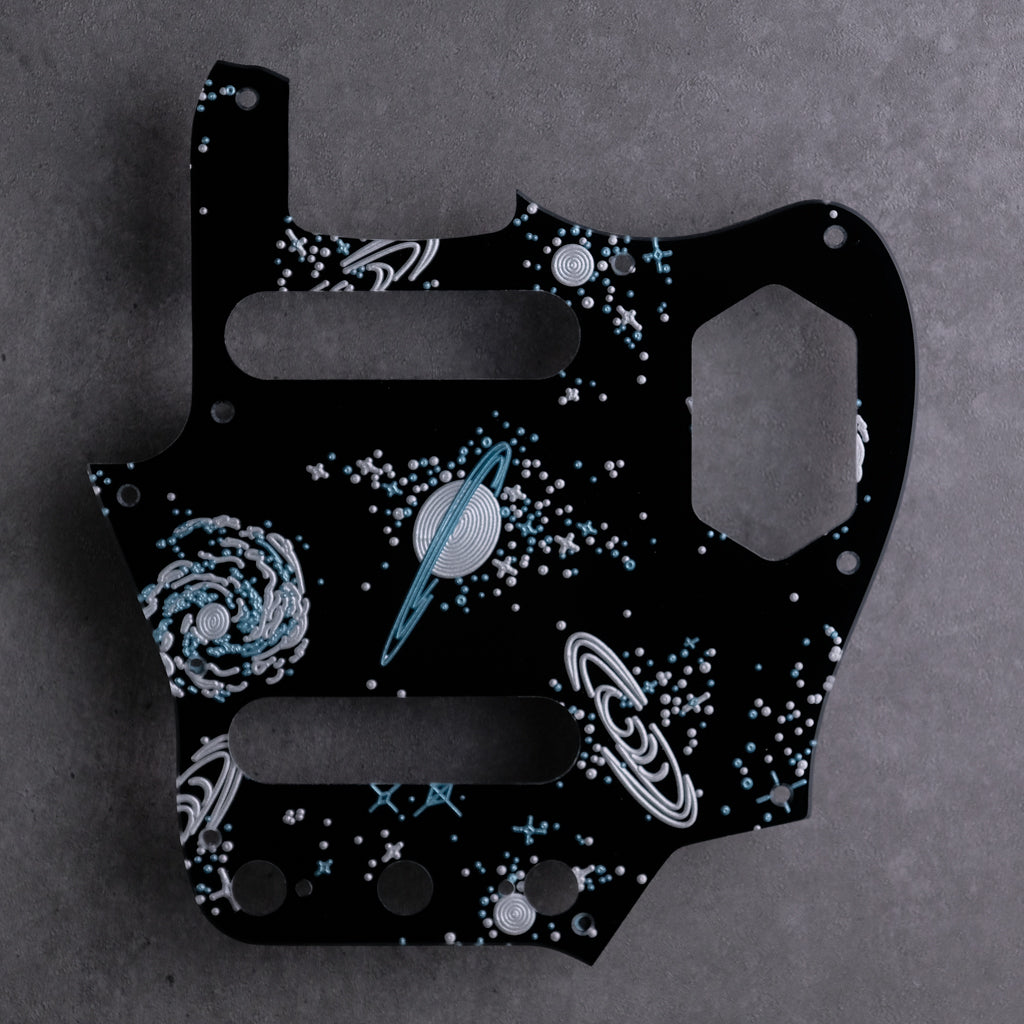 Space Oddity - Jaguar Pickguard - Black