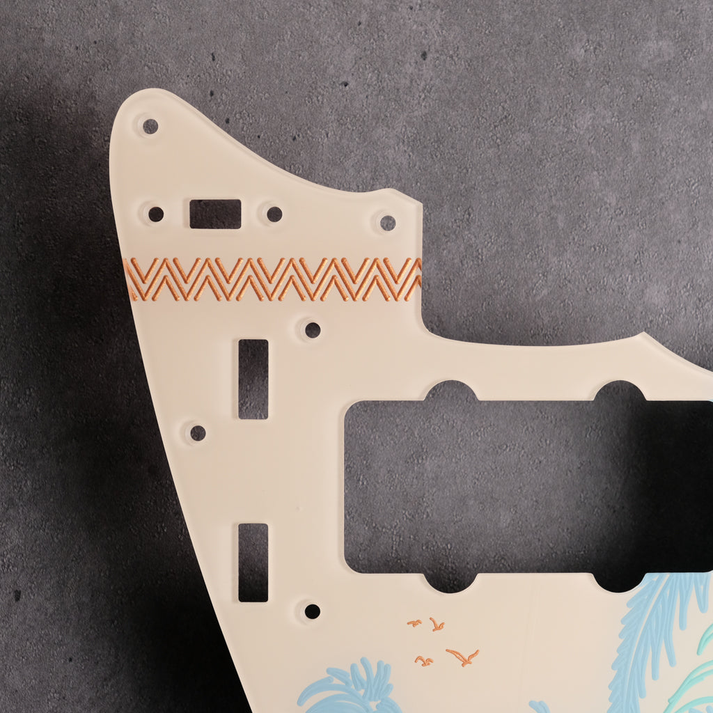 Island Girl- Jazzmaster Pickguard - in Ivory (Limited Edition)