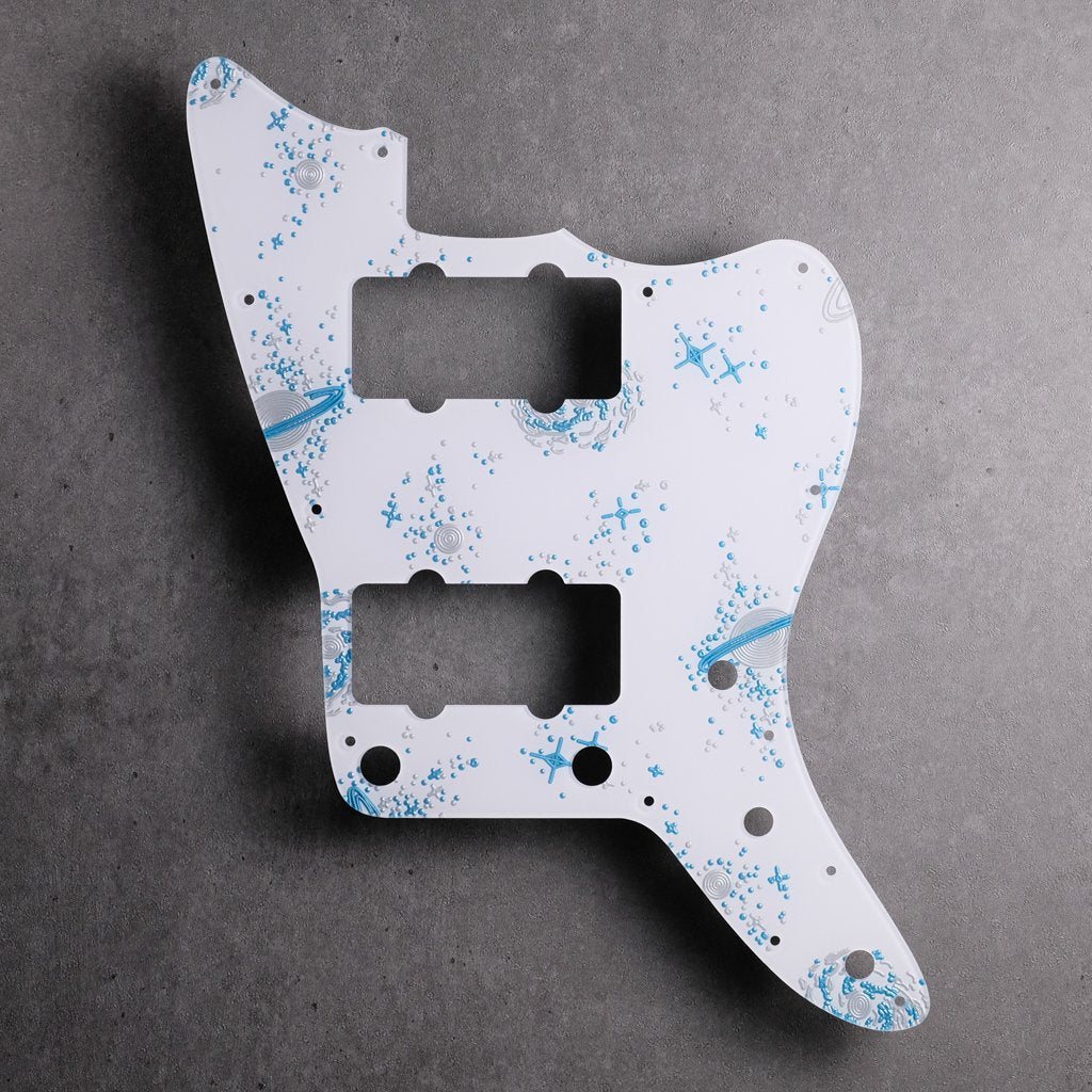 Space Oddity - Jazzmaster Pickguard - White