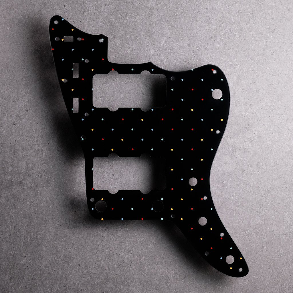 Dots at the Beach Jazzmaster Pickguard in Black