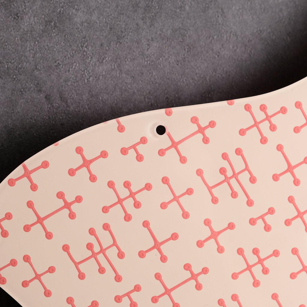 Eames Dots - Jazzmaster Pickguard - Coral on Ivory