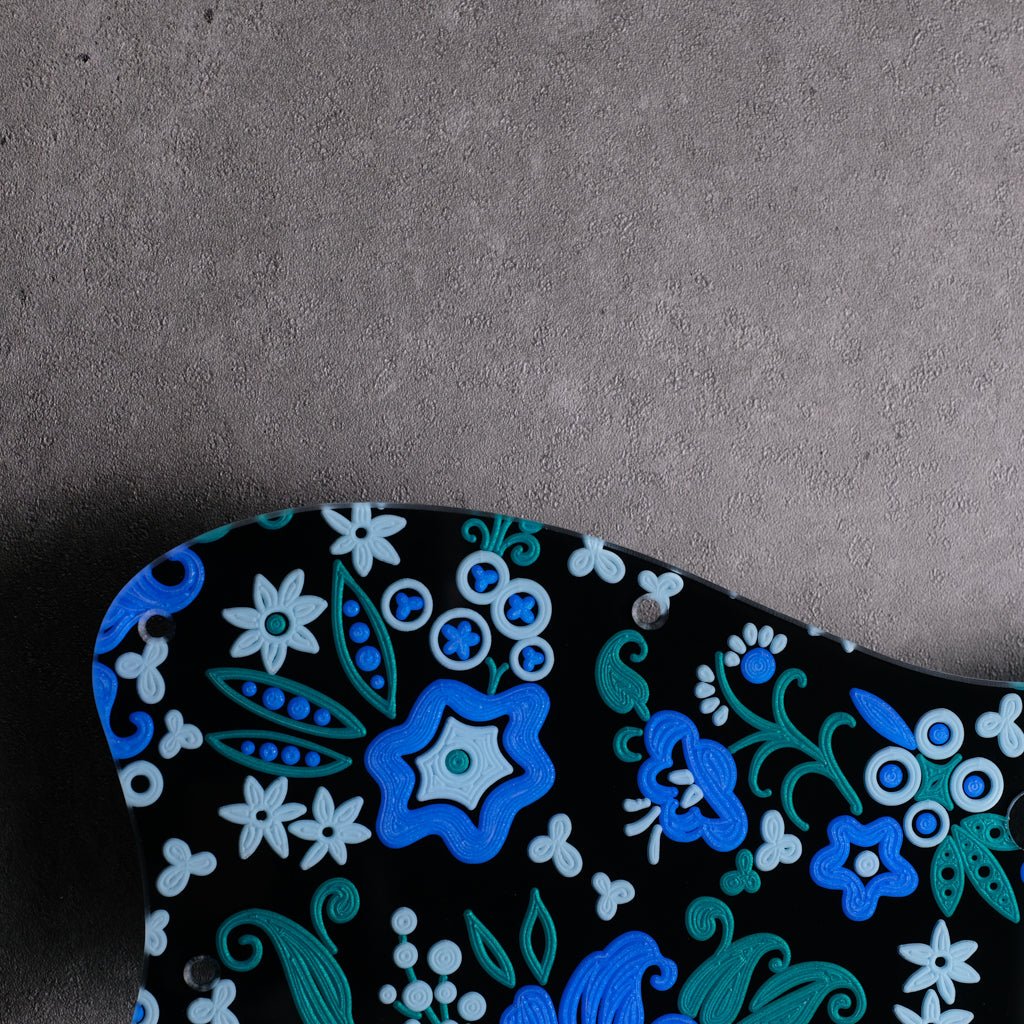 Tropic Corridor - Jazzmaster Pickguard - in Black