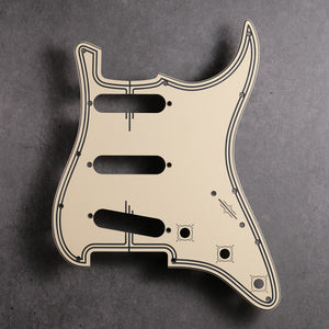 Streamline - Stratocaster Pickguard - Cream/Black/Cream