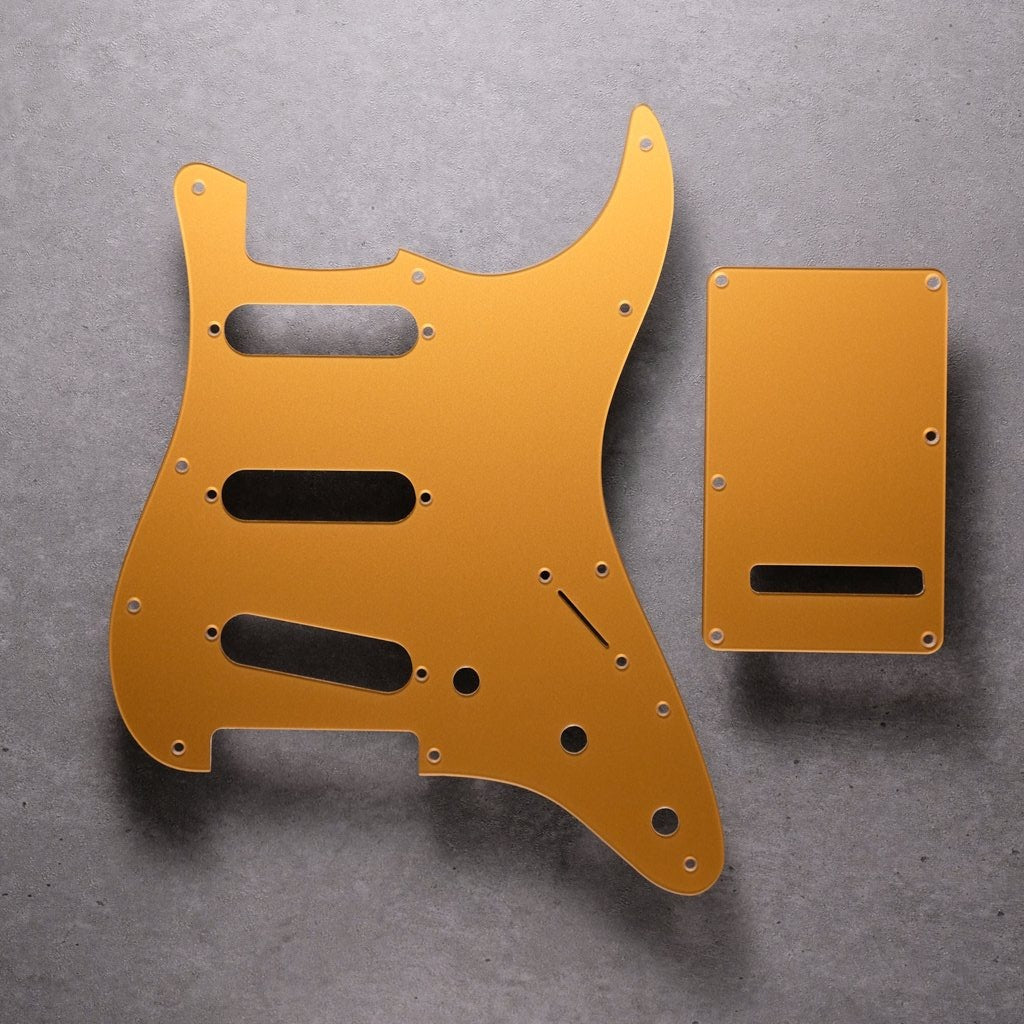 Deep Gold - Stratocaster Pickguard and Tremolo Cover - Acrylic
