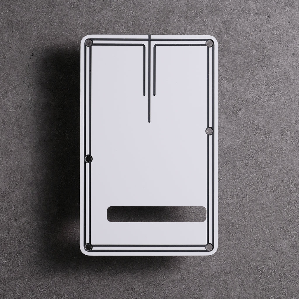 Streamline - Stratocaster Pickguard and Tremolo Cover - White/Black/White