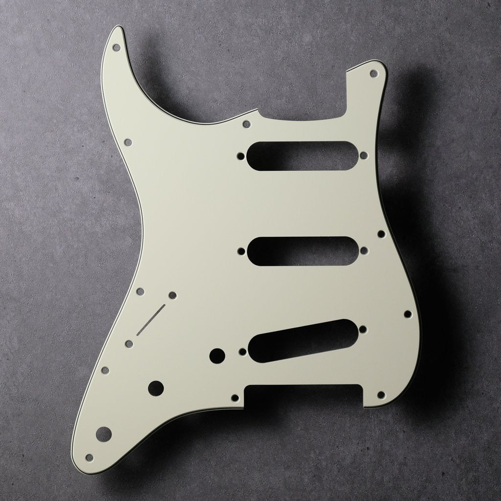 Mint/Black/Mint - Left-handed Stratocaster Pickguard - 3-ply Vinyl