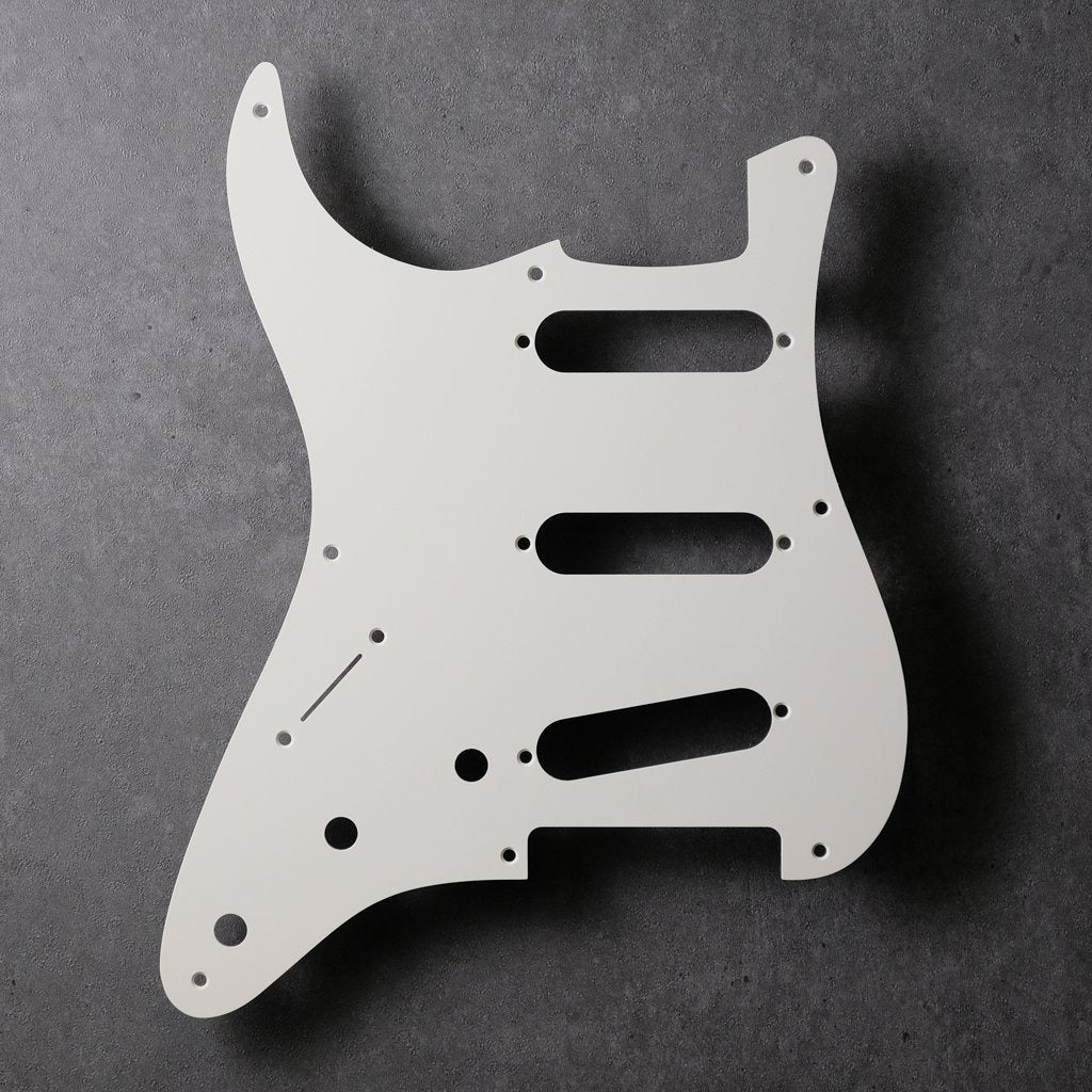 Parchment - Left-handed Stratocaster Pickguard - Single-ply Vinyl