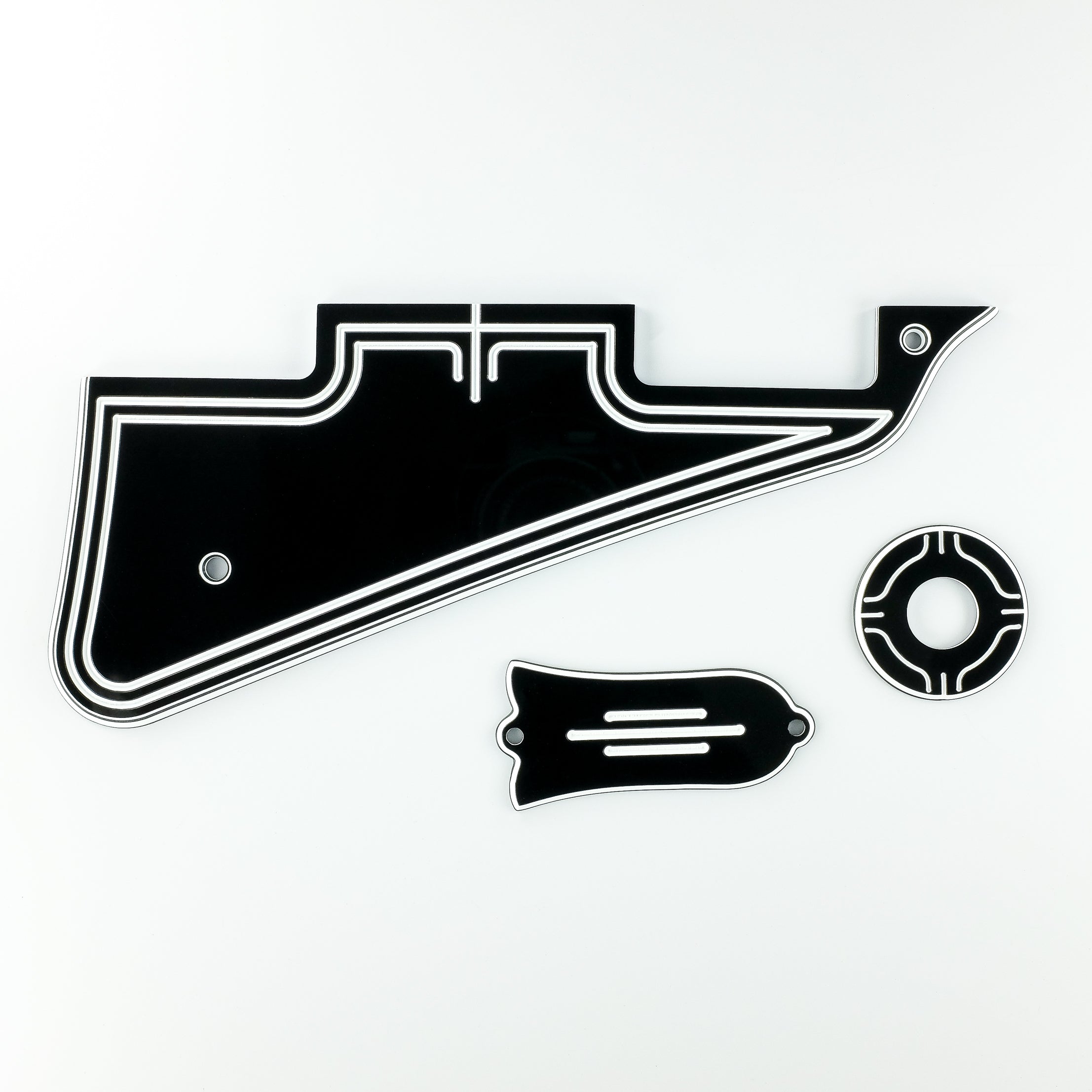 Staffa Per Battipenna Per Chitarra Elettrica LP In Metallo Con Supporto Per Battipenna Per Chitarra Elettrica A Forma Di L All'ingrosso Con Viti Accessori Per Dadi - Foto 12