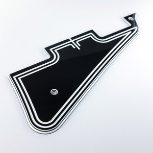 STREAMLINE Pickguard - Les Paul Standard - 5-ply Black/White