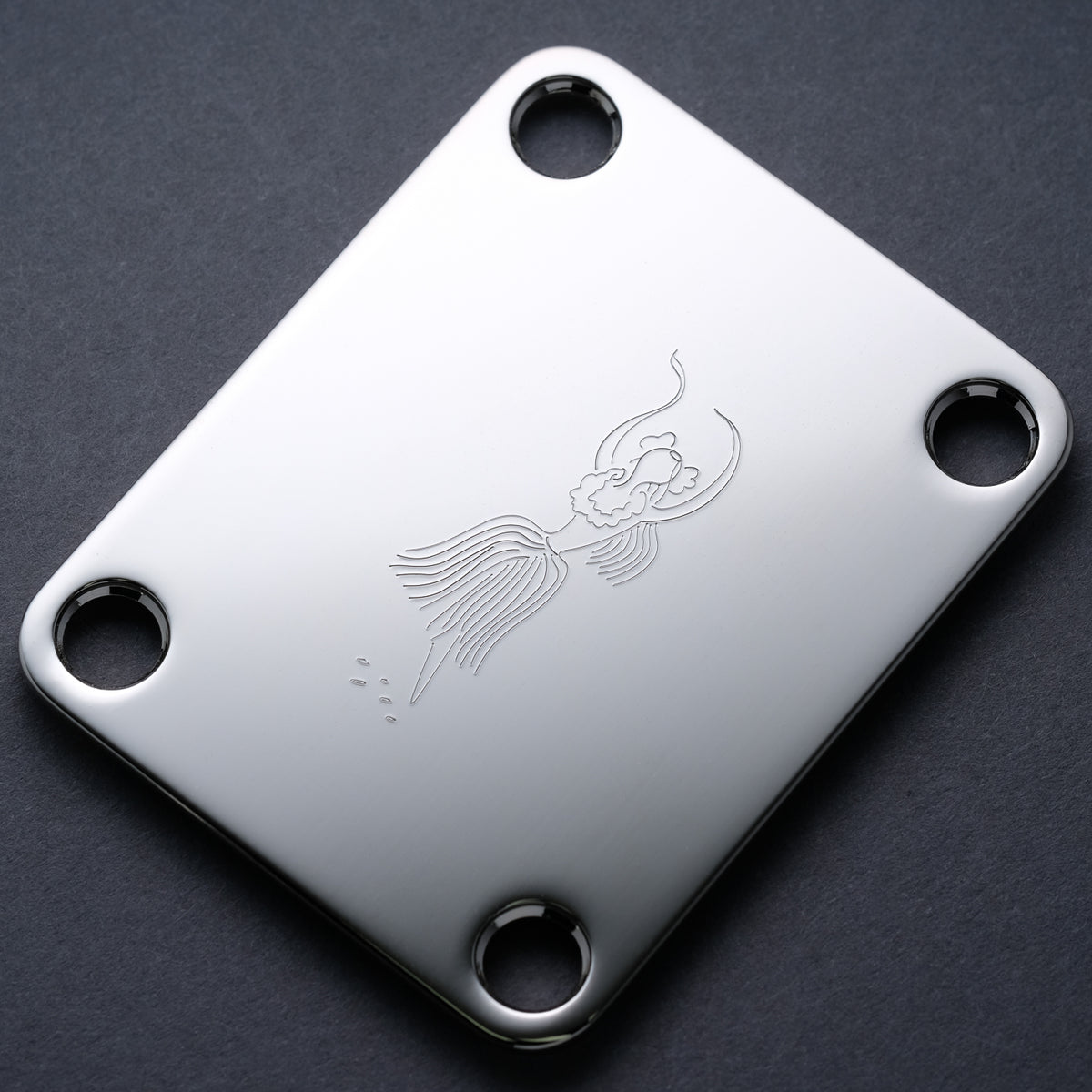 HULA-LA! - Engraved Neckplate - Nickel