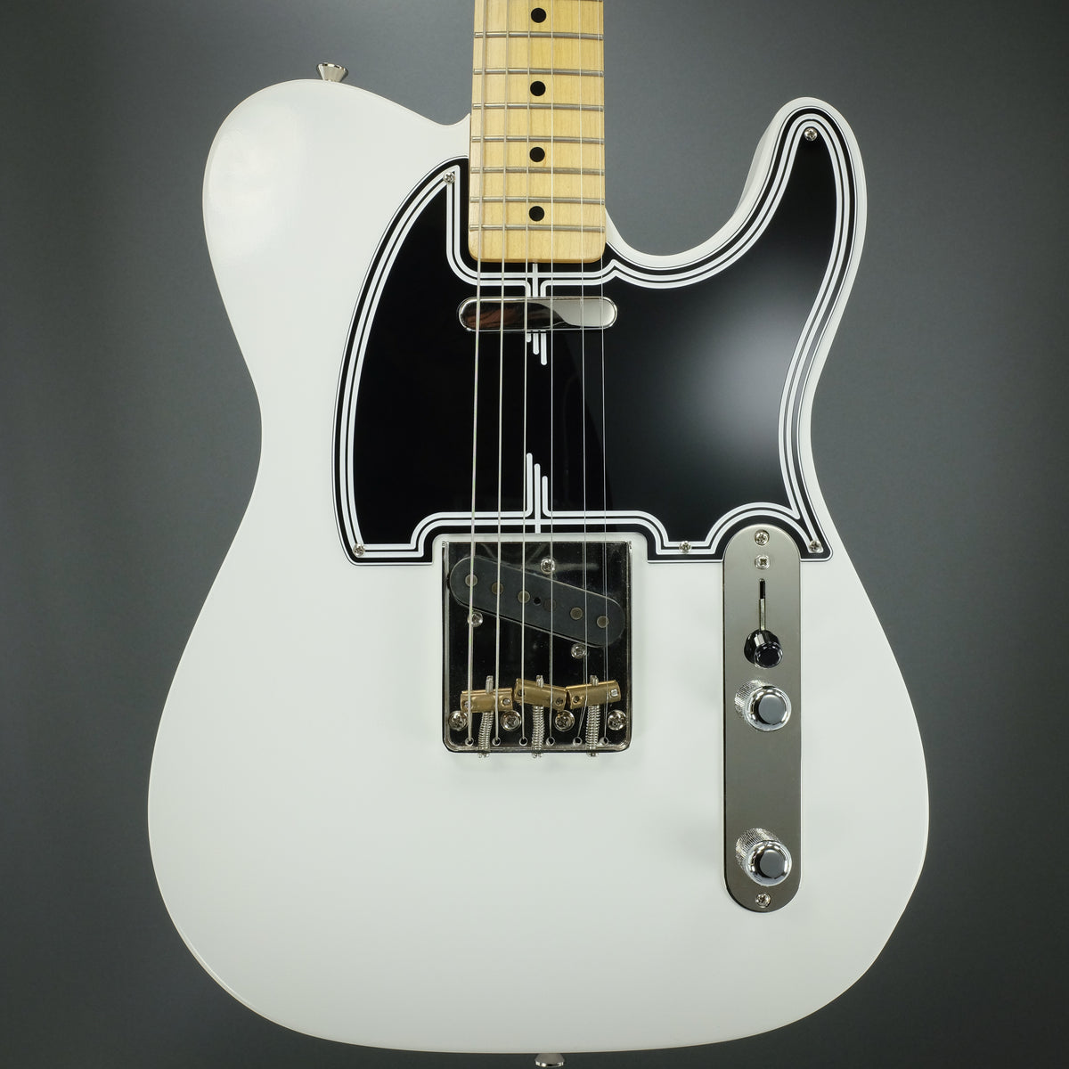 Streamline - Telecaster Pickguard - Black/White/Black