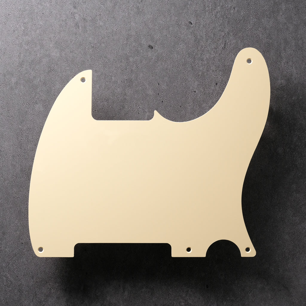 Cream - Telecaster Pickguard - Single-Ply Vinyl
