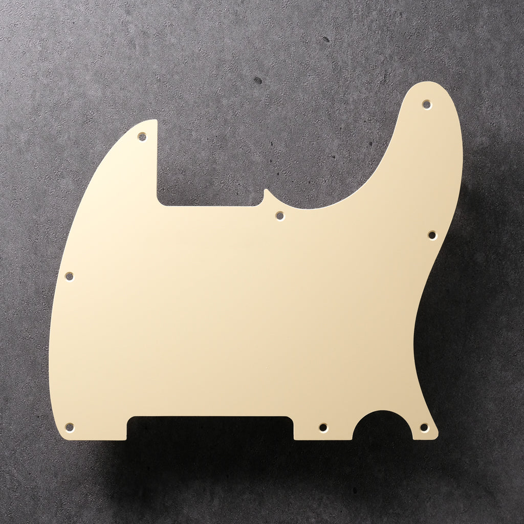 Cream - Telecaster Pickguard - Single-Ply Vinyl