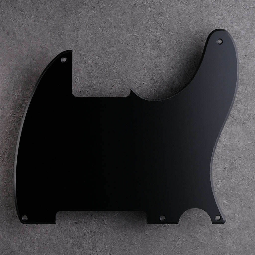 Tele Pickguard Black (Matte) - Telecaster Pickguard - Single-ply Vinyl - DECOBOOM