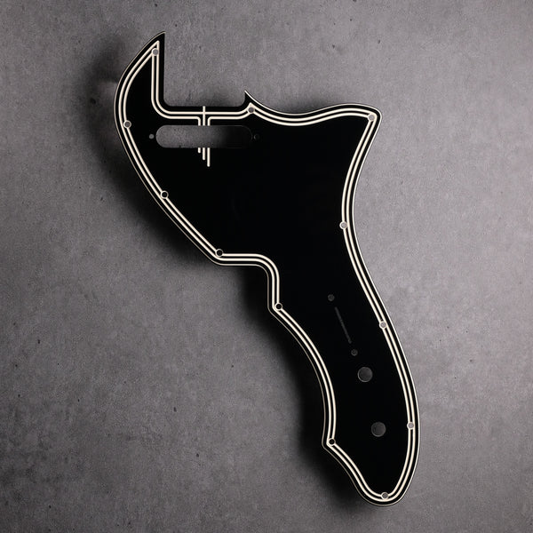 Streamline - Thinline '69 Tele Pickguard - Black/Cream/Cream