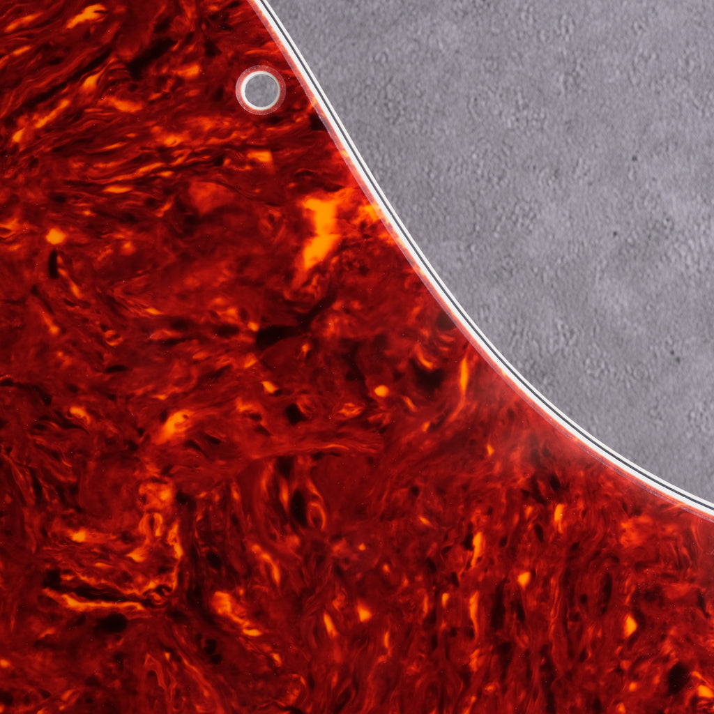 Stratocaster Pickguard - Tort Mars Red - 4-ply Celluloid