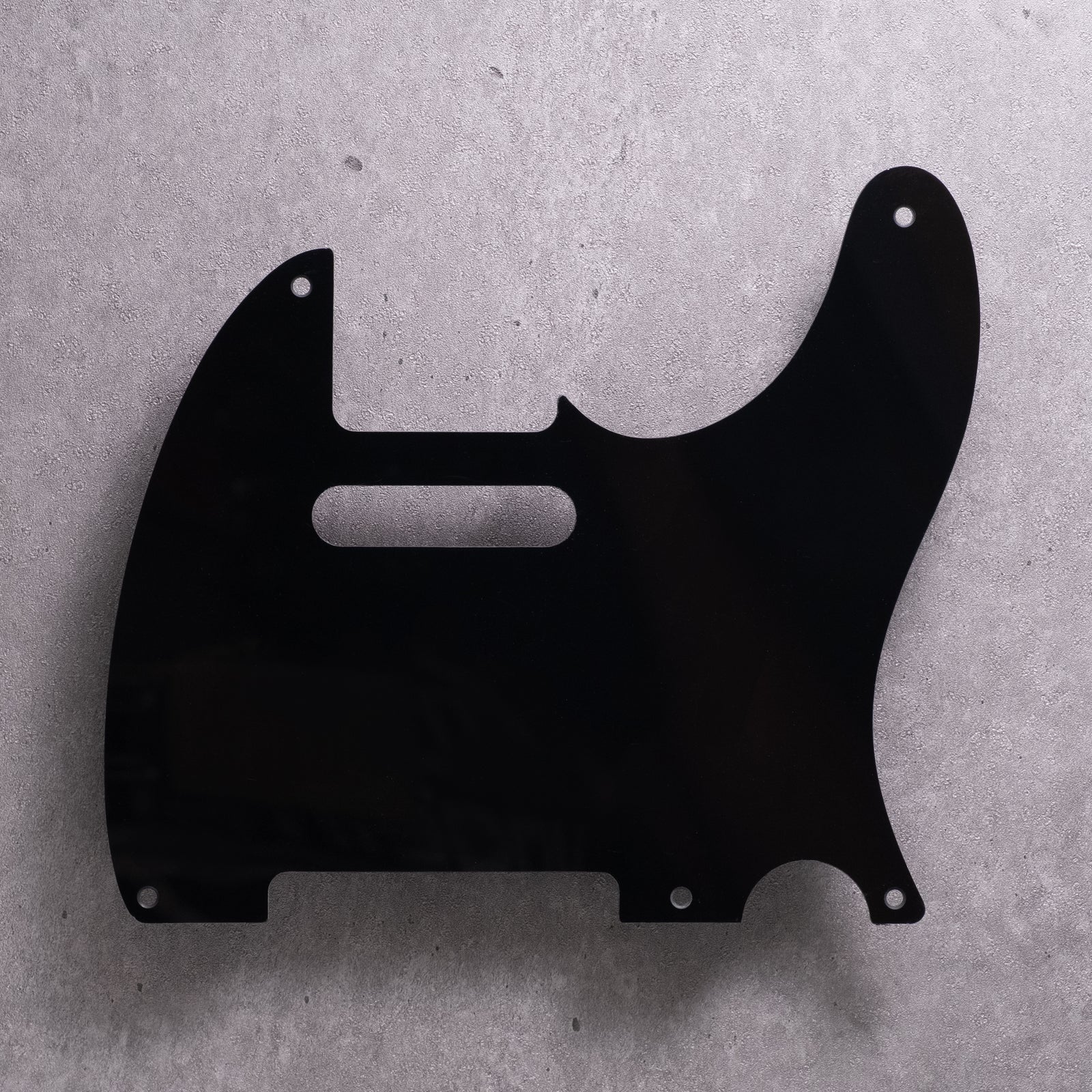 Black- Telecaster Pickguard - Single-Ply Vinyl