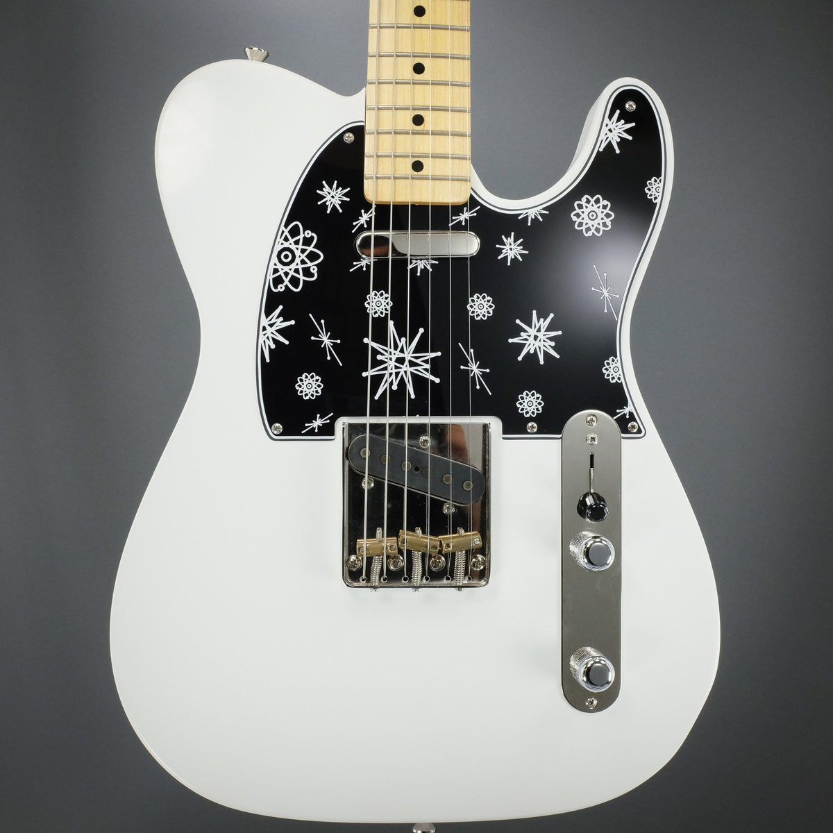 Atomic Age - Telecaster Pickguard - Black/White/Black