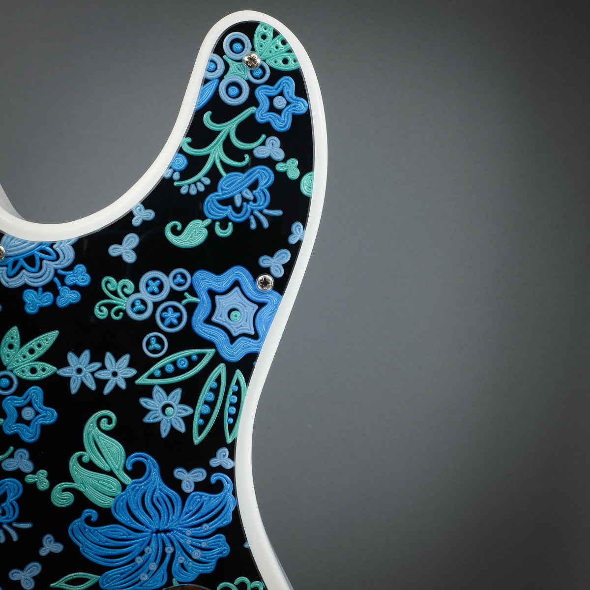 Tropic Corridor - Telecaster Pickguard - Black