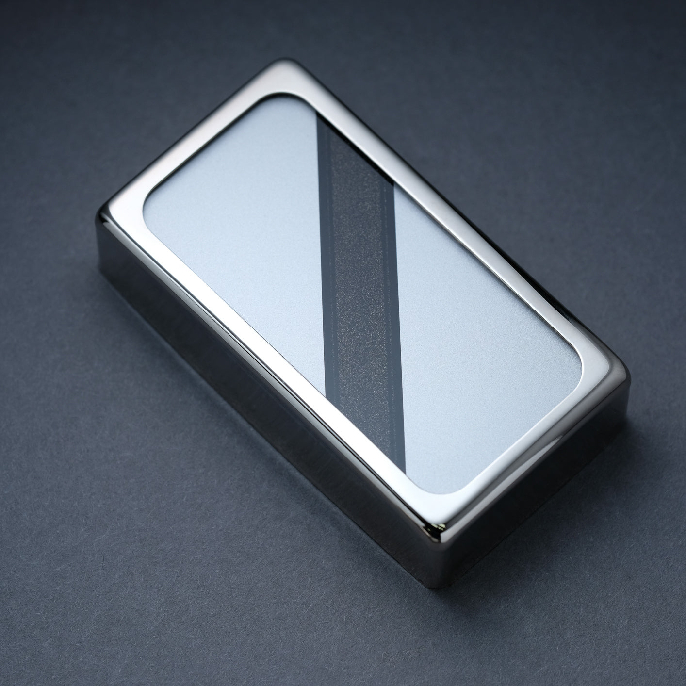 Keenso Pickup Cover Set for Electric Guitar Les Paul Chrome (Silver Keenso Pickup Cover Set for Electric Guitar Les Paul Chrome (Silver